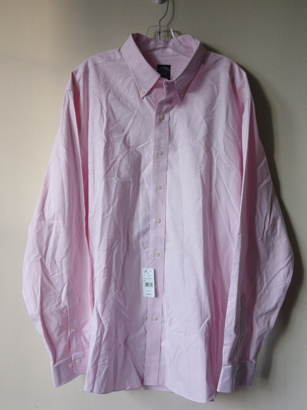 Brooks Brothers Oxford Men's Classic Button-Down Shirt - Light Pink